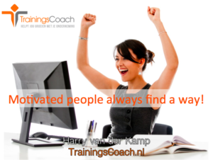 Trainingscoach - Motivated people always find a way