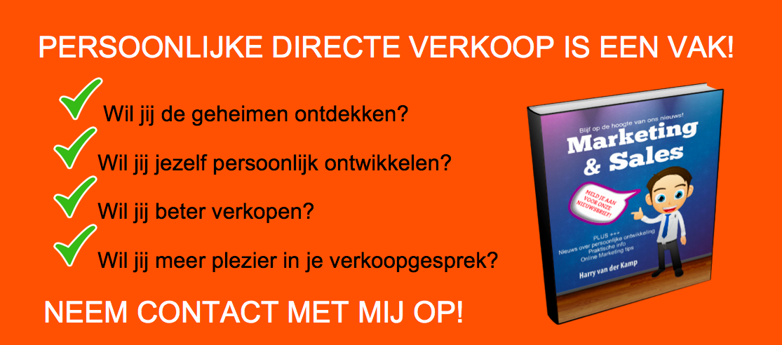 MKB training en coaching - Persoonlijke directe verkoop is een vak