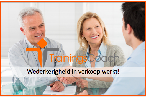 Wederkerigheid in verkoop werkt